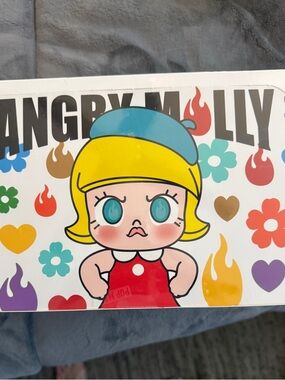 CASE of 6 Angry Molly Figure plushies sealed. Authentic by Pop Mart.